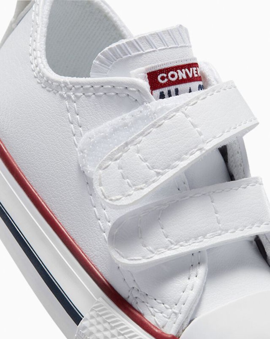 Enfant Converse Enfilage Facile | Chuck Taylor All Star 2V Leather Pour Tres Petit Enfant