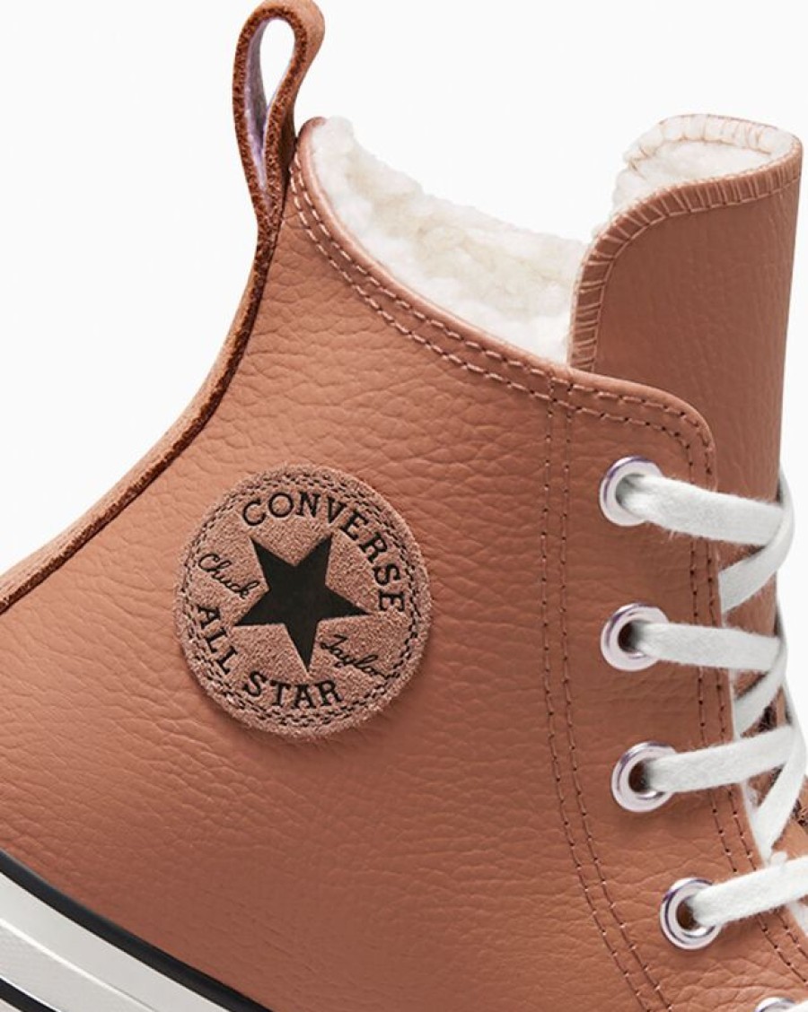 Homme Converse Winter Shop | Chuck Taylor All Star Leather Faux Fur Lining