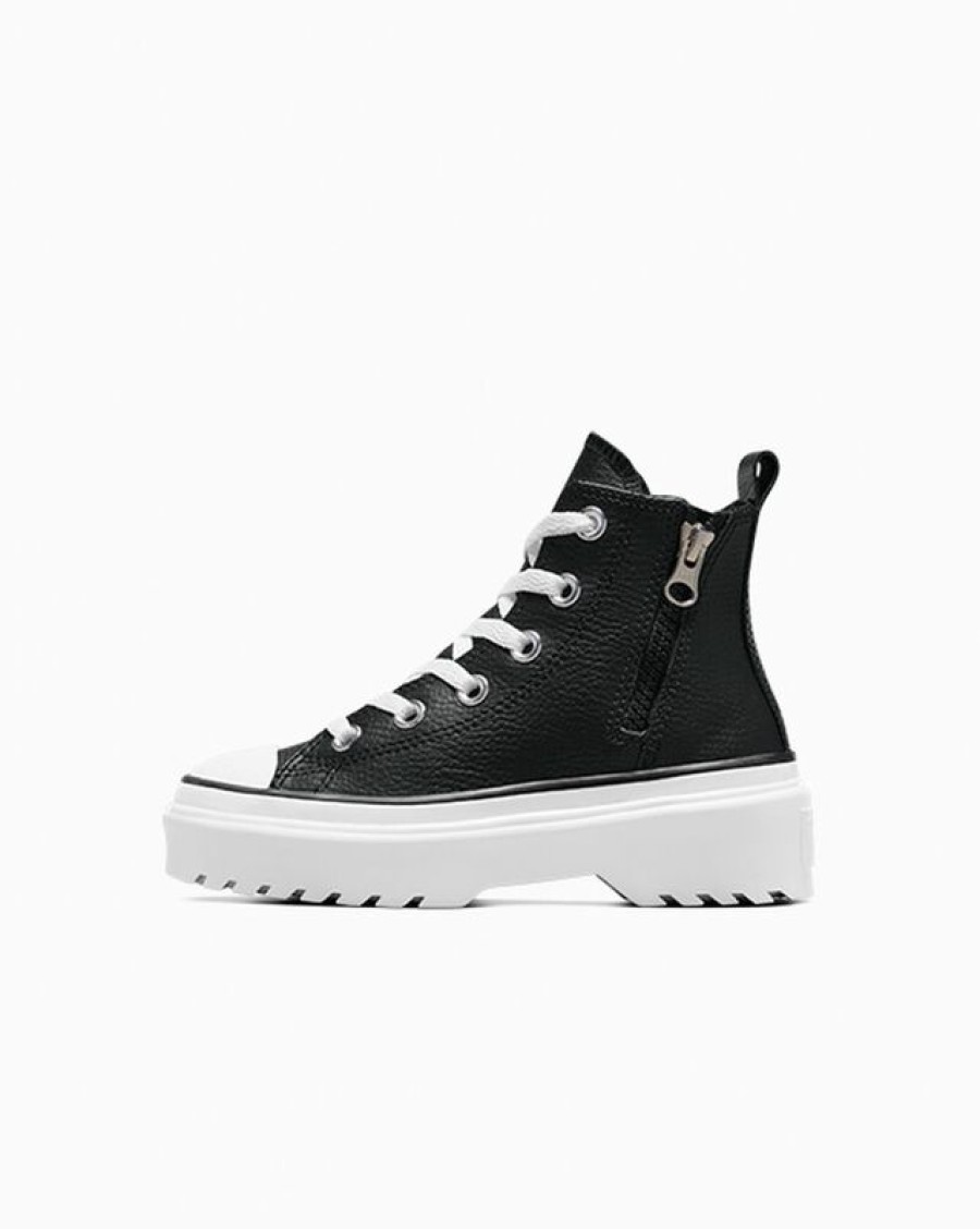 Enfant Converse Plateformes | Chuck Taylor All Star Lugged Lift Platform Leather