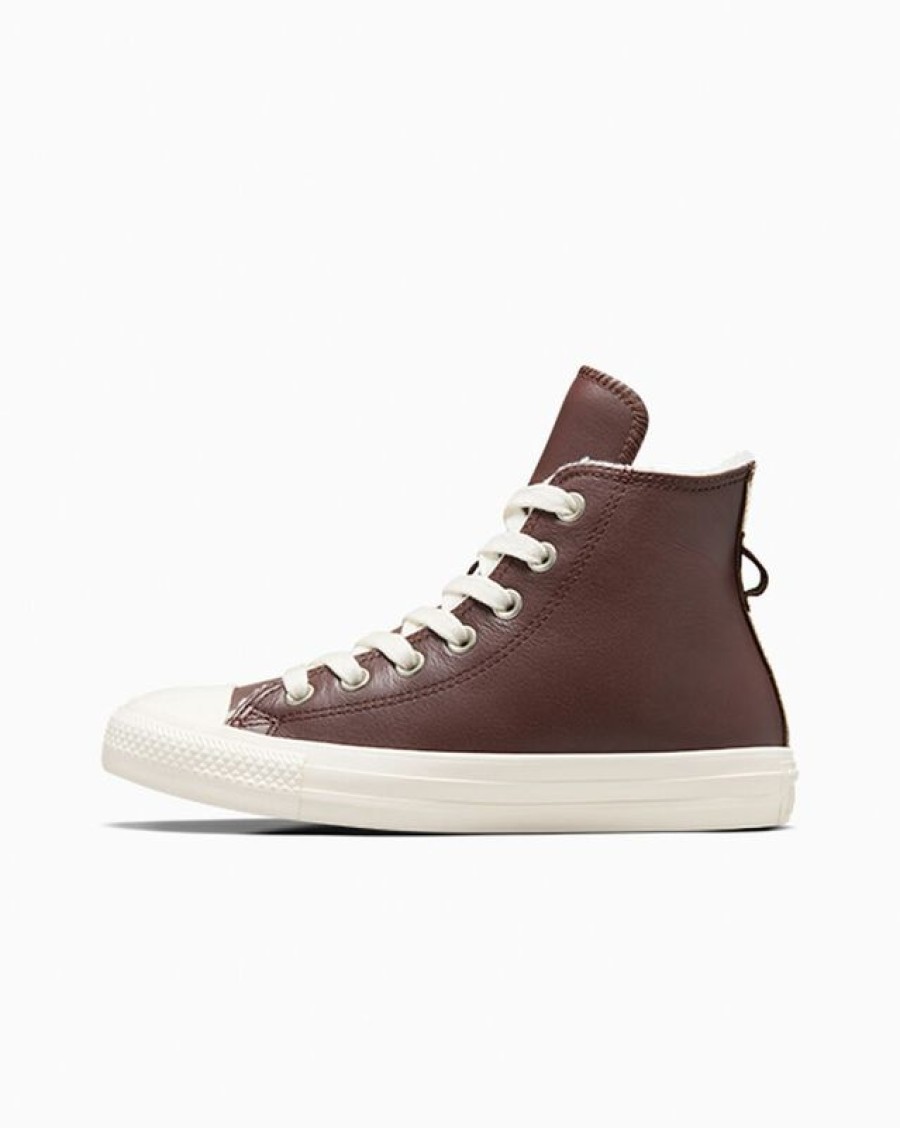 Femme Converse Montantes | Chuck Taylor All Star Leather Faux Fur Lining