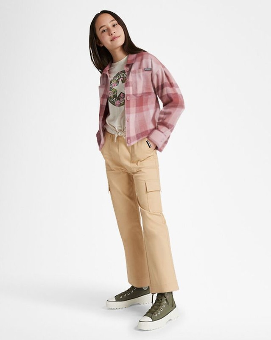 Enfant Converse Pantalons Et Shorts | Paperbag Wide Leg Woven Pants