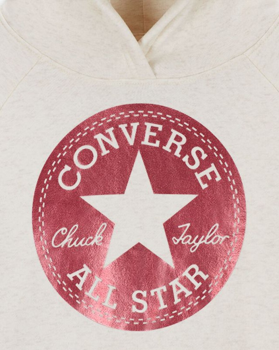 Enfant Converse Hauts Et T-Shirts | Shine All Star Patch Pullover Hoodie