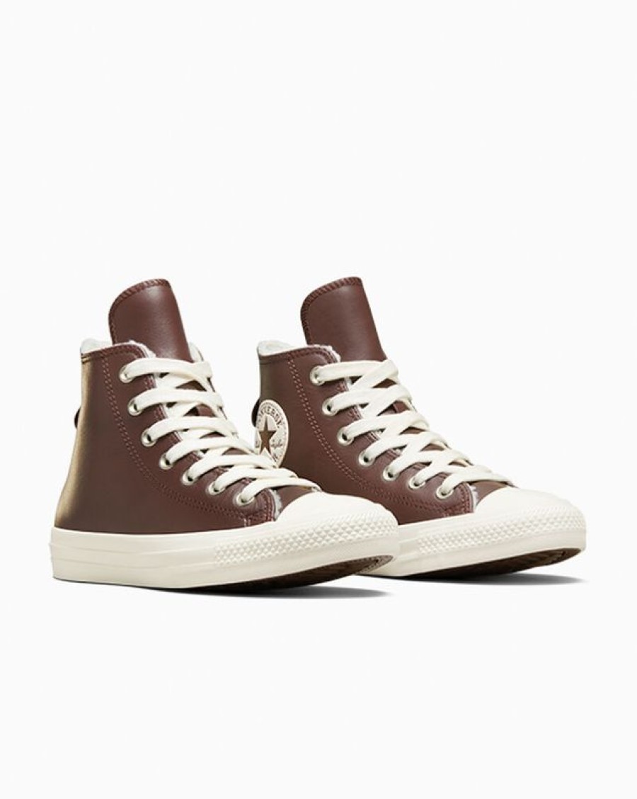 Femme Converse Classic Chuck | Chuck Taylor All Star Leather Faux Fur Lining