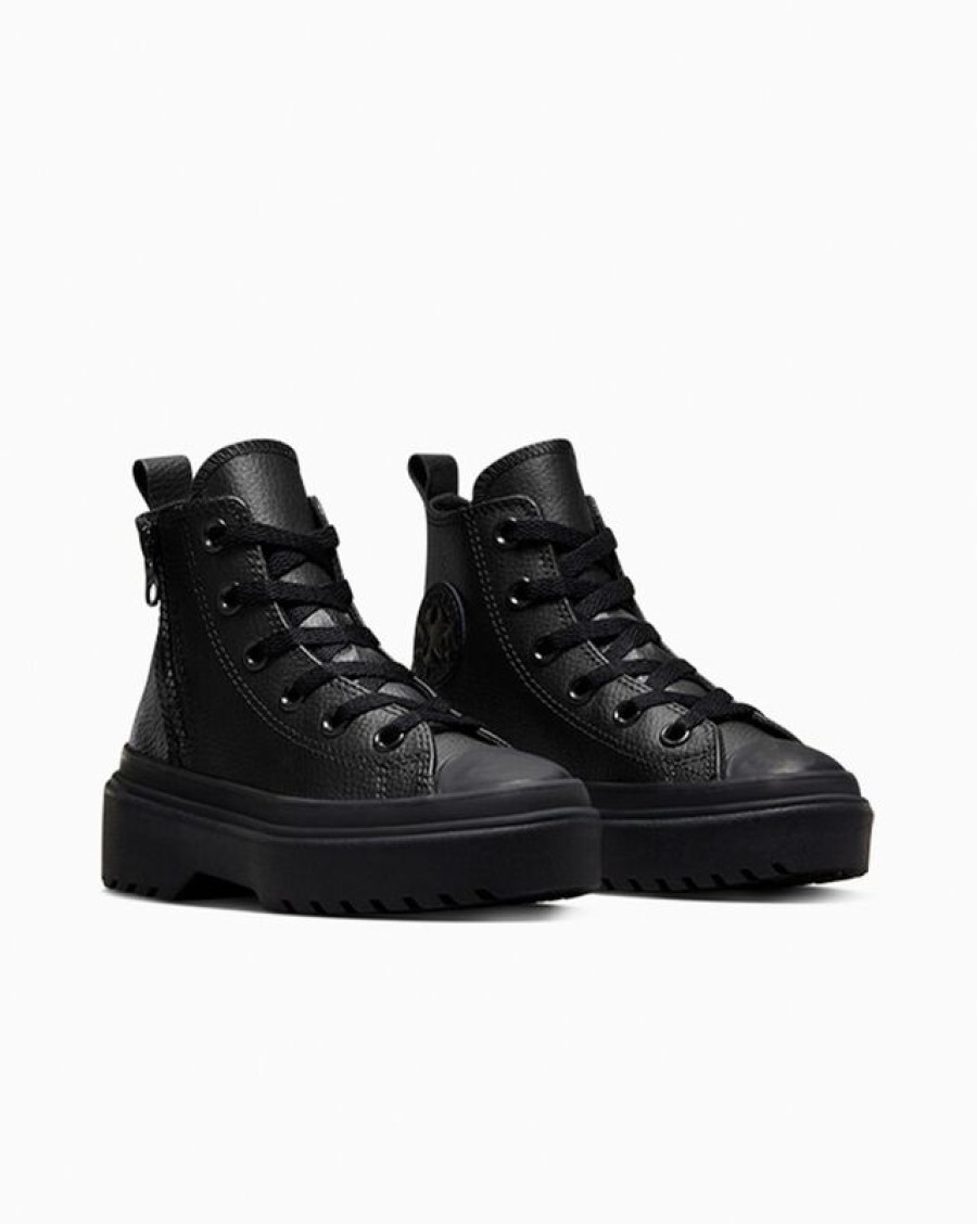 Enfant Converse Plateformes | Chuck Taylor All Star Lugged Lift Platform Leather