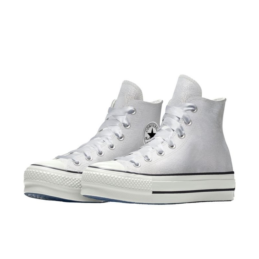 Homme Converse Montantes | Custom Chuck Taylor All Star Lift Platform Premium Wedding By You