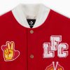 Femme Converse Vestes Et Sweat-Shirts | Converse X Lfc Woven Varsity Jacket