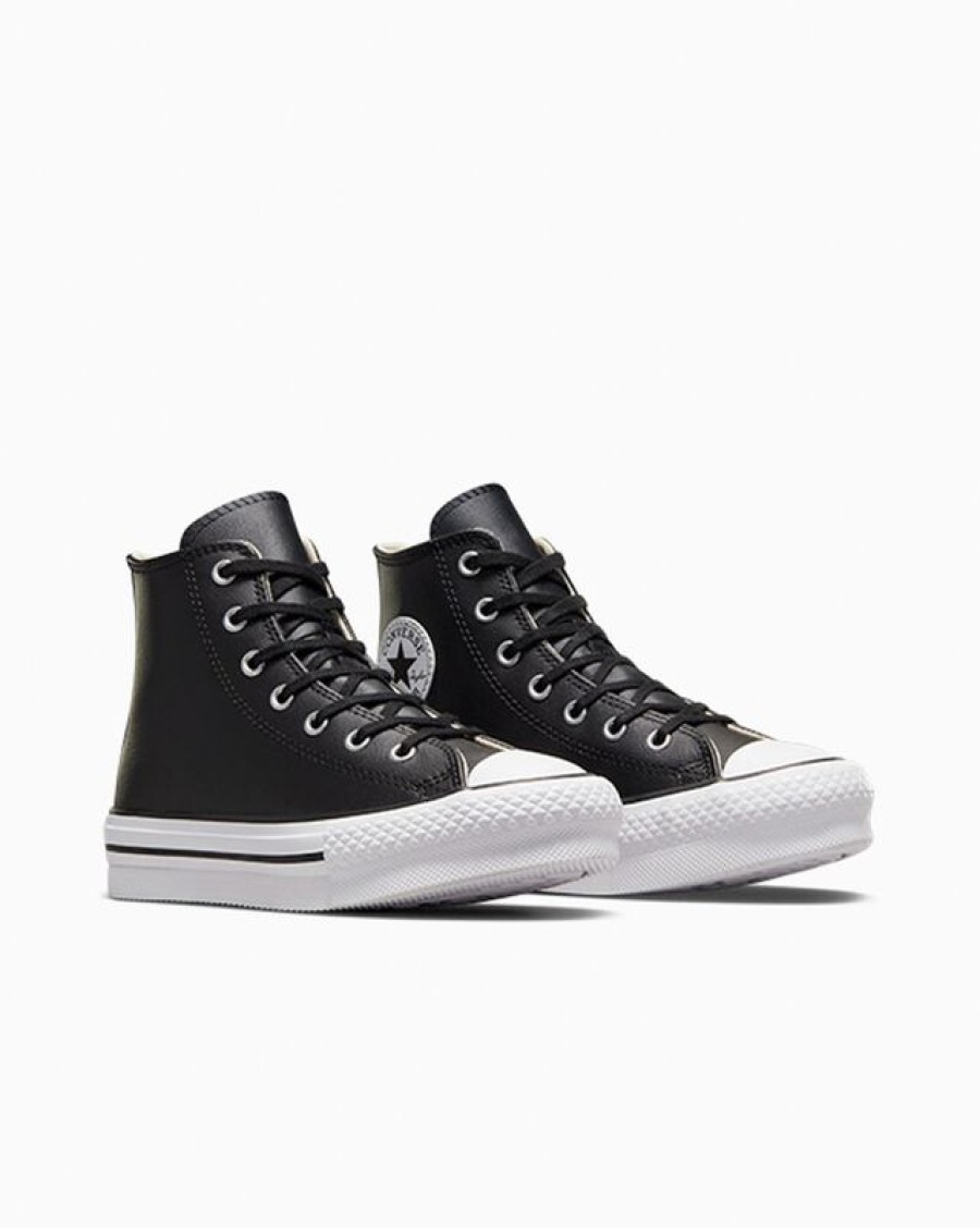 Enfant Converse Plateformes | Chuck Taylor All Star Lift Platform Leather