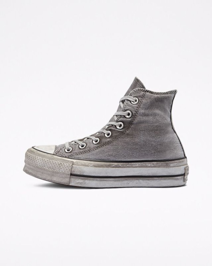 Homme Converse Plateformes | Chuck Taylor All Star Platform Smoked Canvas