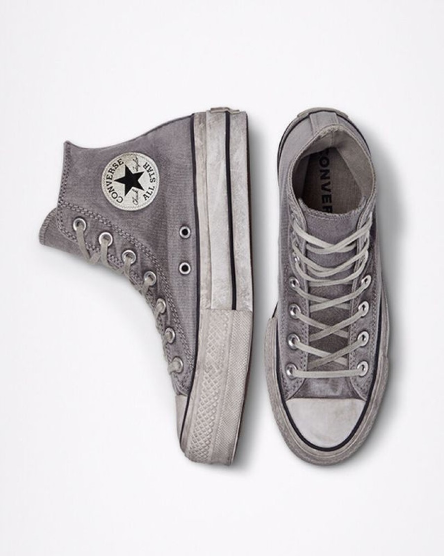 Homme Converse Plateformes | Chuck Taylor All Star Platform Smoked Canvas