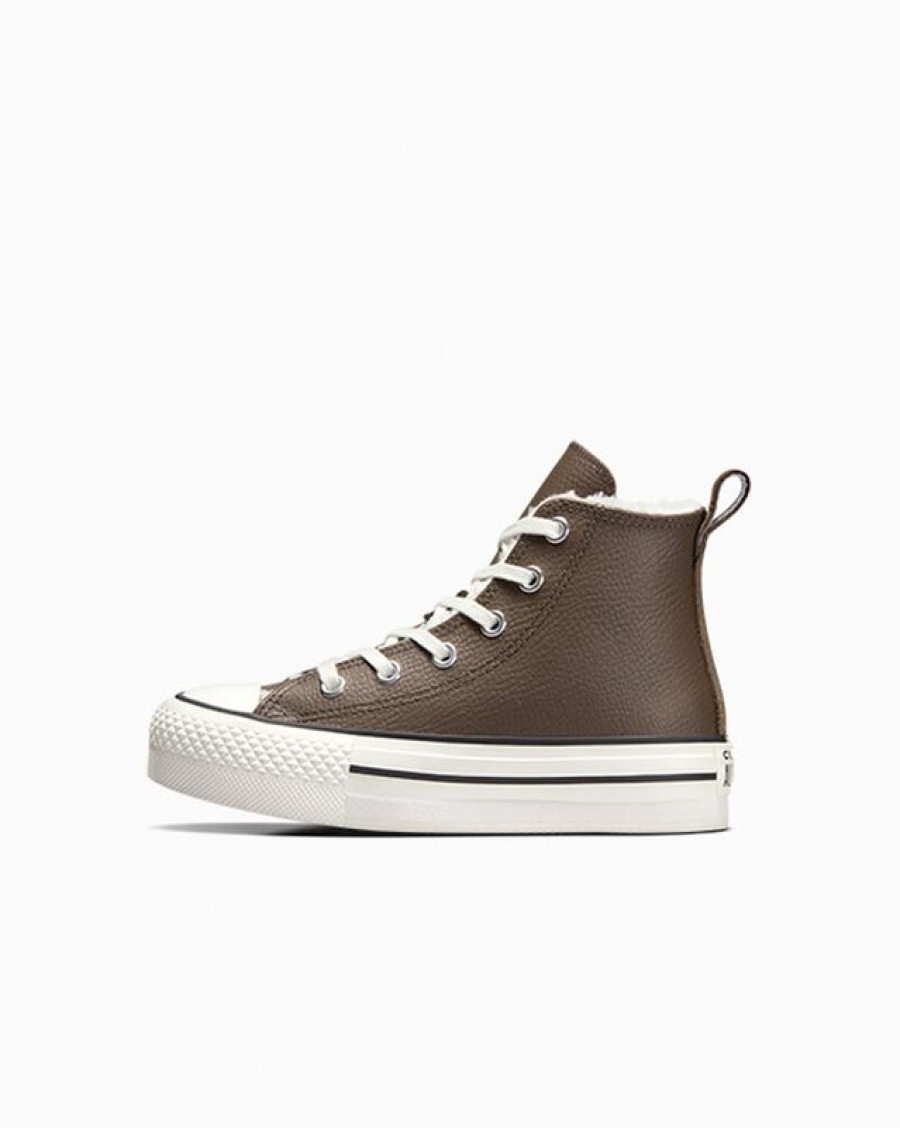 Homme Converse Winter Shop | Chuck Taylor All Star Eva Lift Leather Sherpa