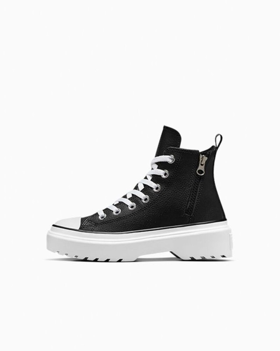 Enfant Converse Plateformes | Chuck Taylor All Star Lugged Lift Platform Leather