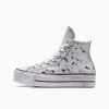 Femme Converse Montantes | Chuck Taylor All Star Lift Platform Laser Leather