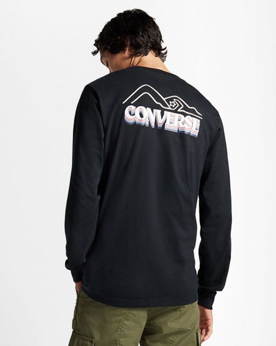 Homme Converse Hauts Et T-Shirts | All Star Winter Chill Long-Sleeve T-Shirt