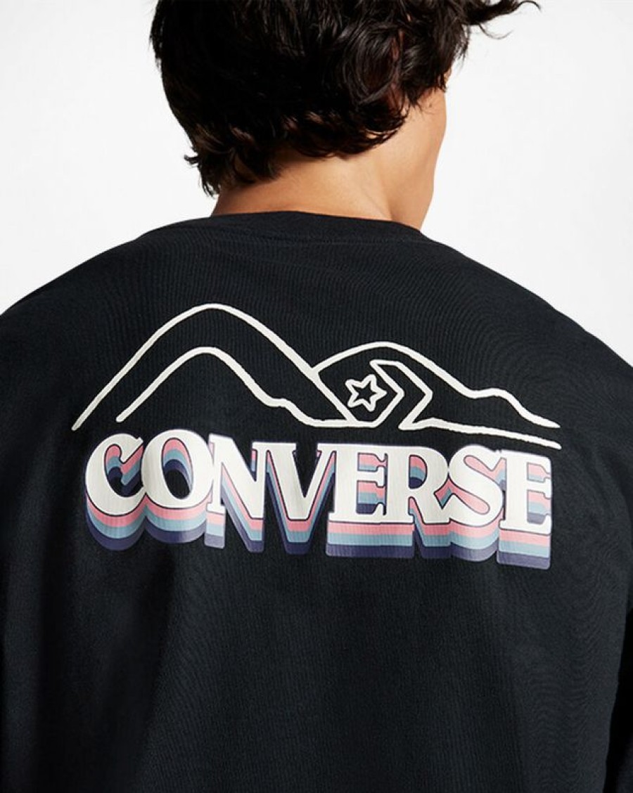 Homme Converse Hauts Et T-Shirts | All Star Winter Chill Long-Sleeve T-Shirt