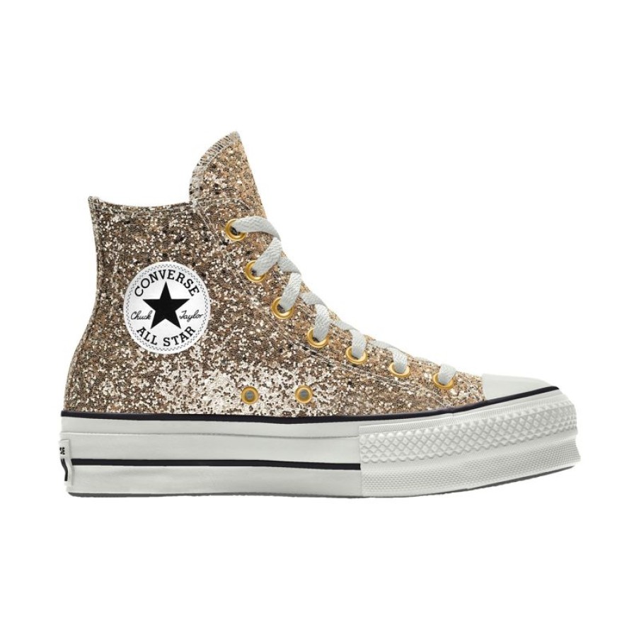 Femme Converse Customiser | Custom Chuck Taylor All Star Lift Platform Glitter By You