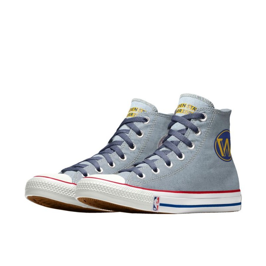 Homme Converse Customiser | Custom Chuck Taylor All Star Nba By You - Gold State Warriors