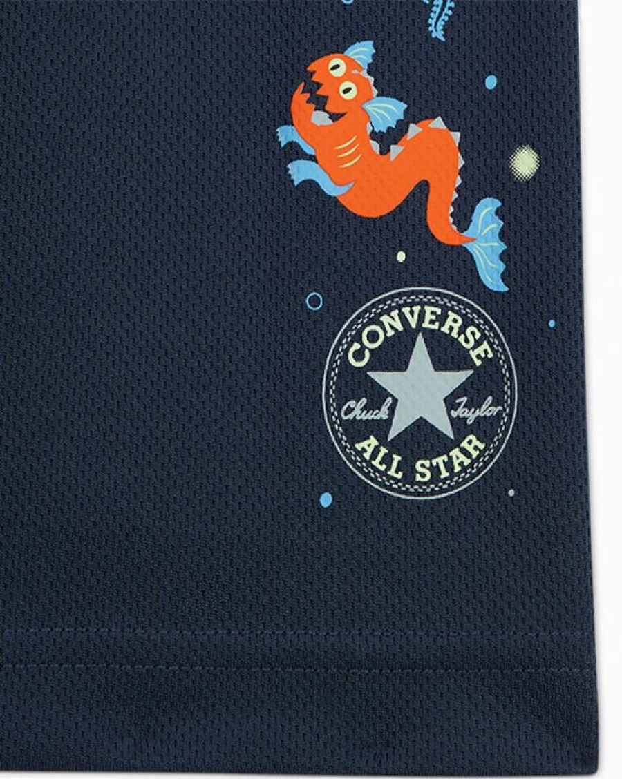 Enfant Converse Hauts Et T-Shirts | Deep Sea Cruisers T-Shirt & Shorts Set