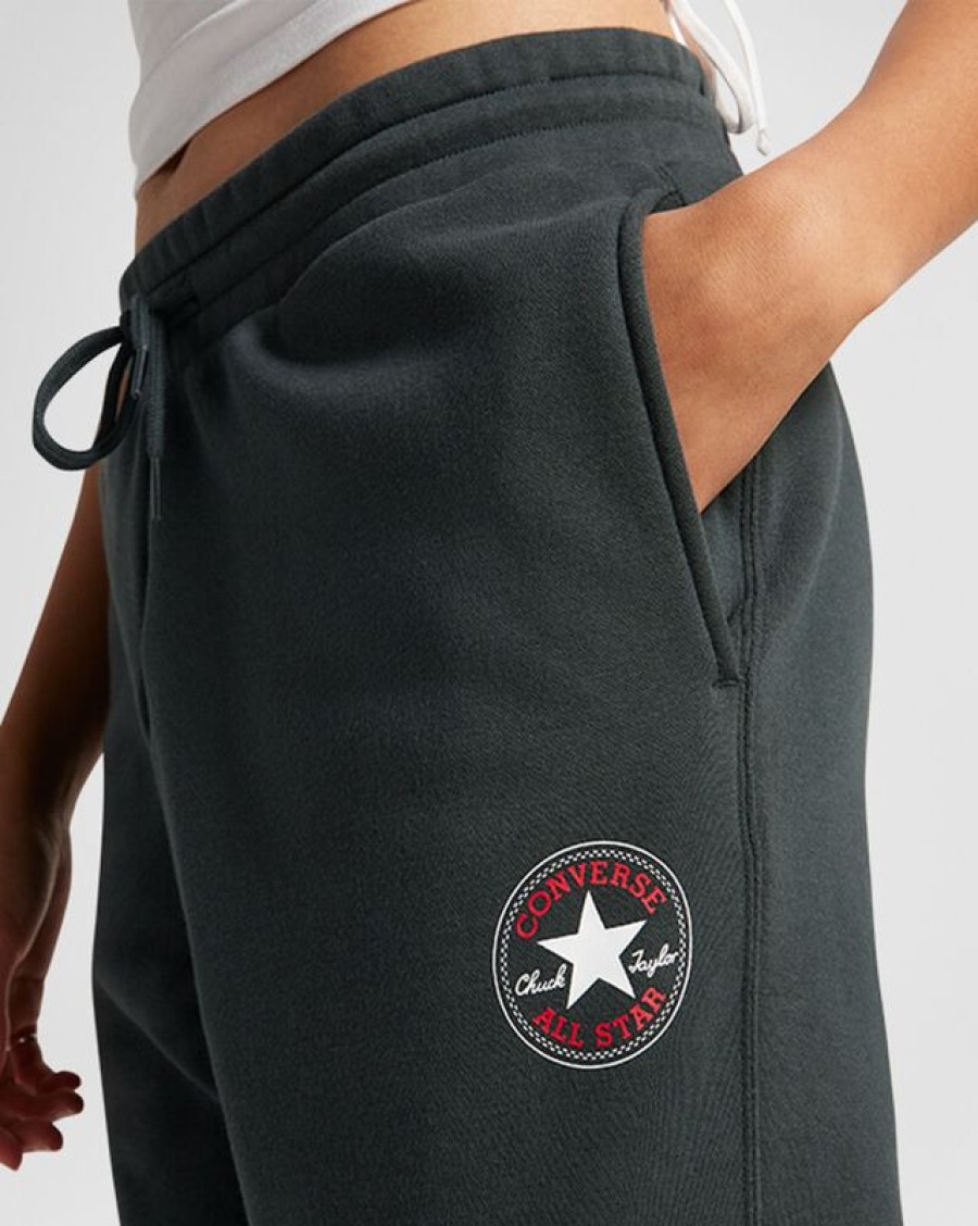 Femme Converse Pantalons Et Shorts | Converse Go-To All Star Patch Standard-Fit Fleece Sweatpants