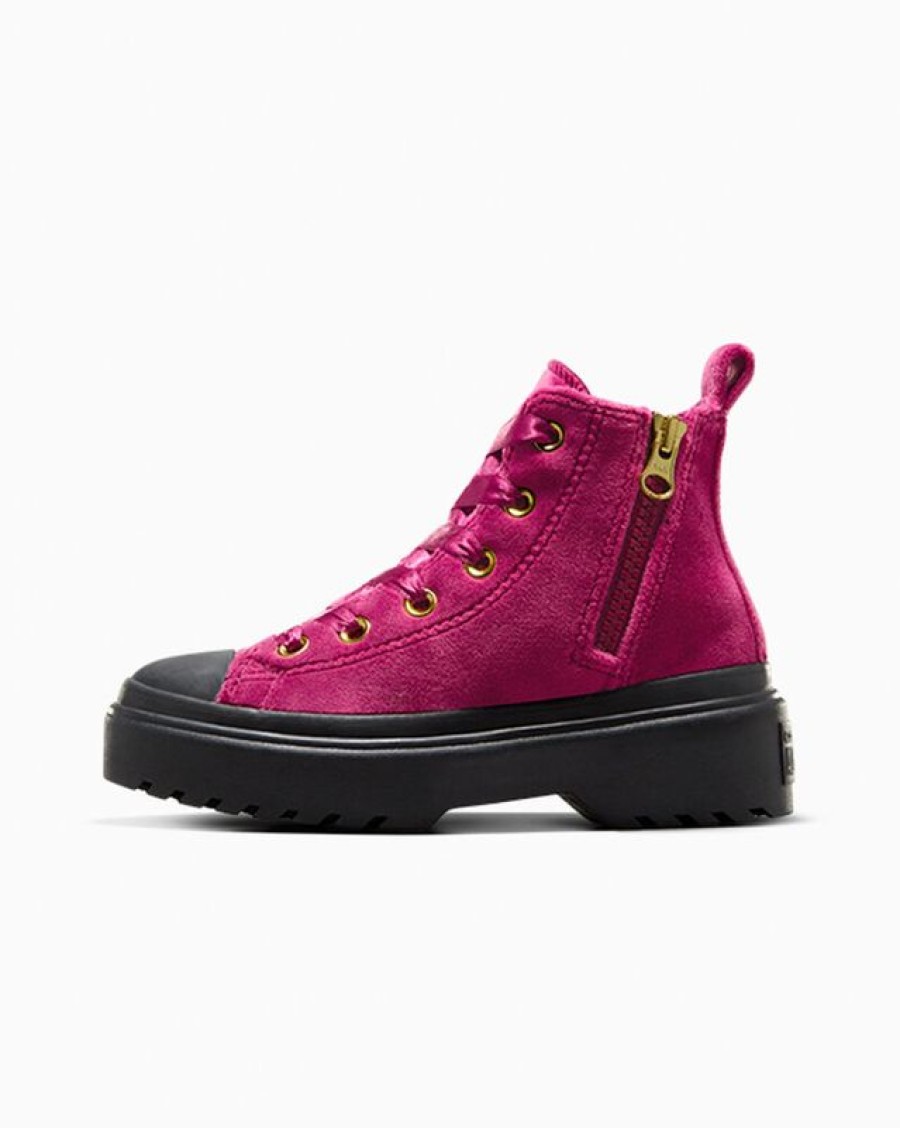 Enfant Converse Plateformes | Chuck Taylor All Star Lugged Lift Platform Velvet