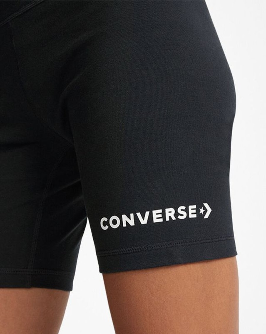 Femme Converse Pantalons Et Shorts | Short Cycliste Avec Inscription