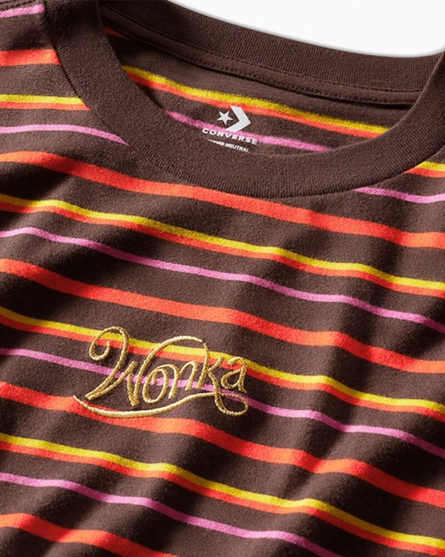 Homme Converse Hauts Et T-Shirts | Converse X Wonka Striped T-Shirt