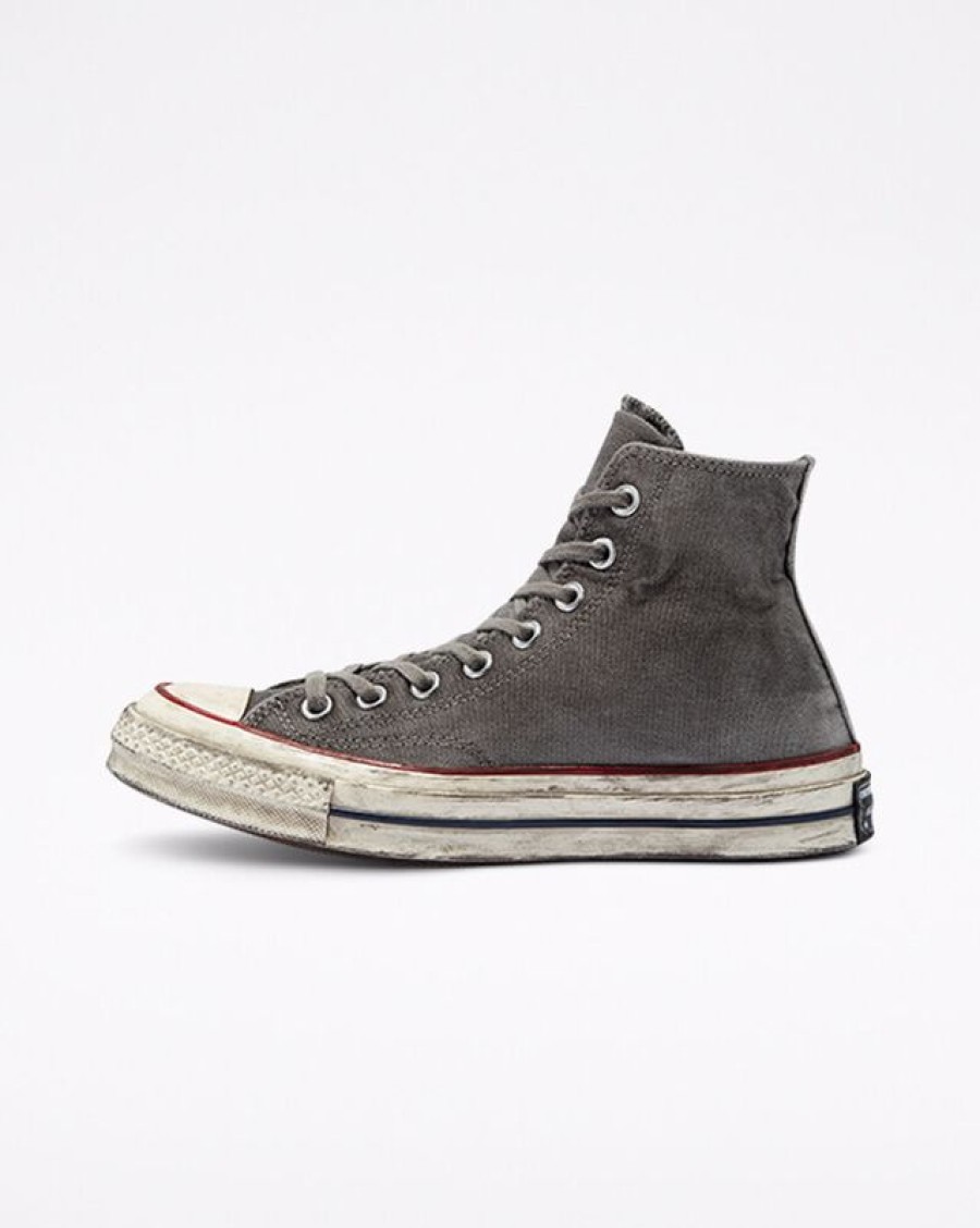 Femme Converse Montantes | Smoked Canvas Chuck 70