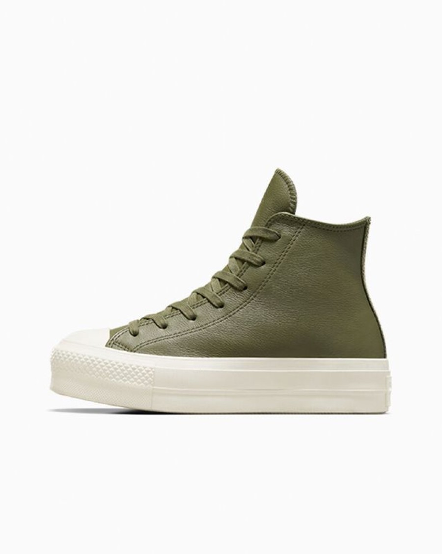 Femme Converse Bottes | Chuck Taylor All Star Lift Platform Leather