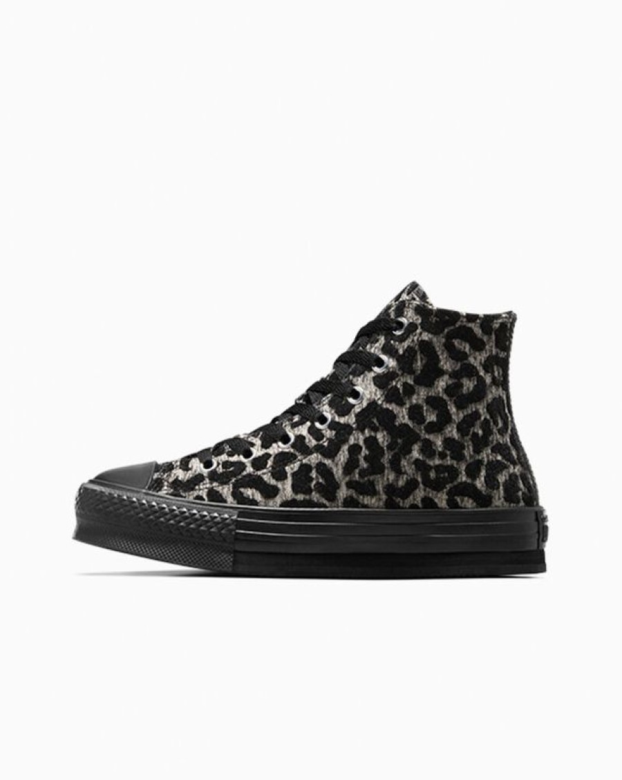 Enfant Converse Plateformes | Chuck Taylor All Star Eva Lift Platform Leopard