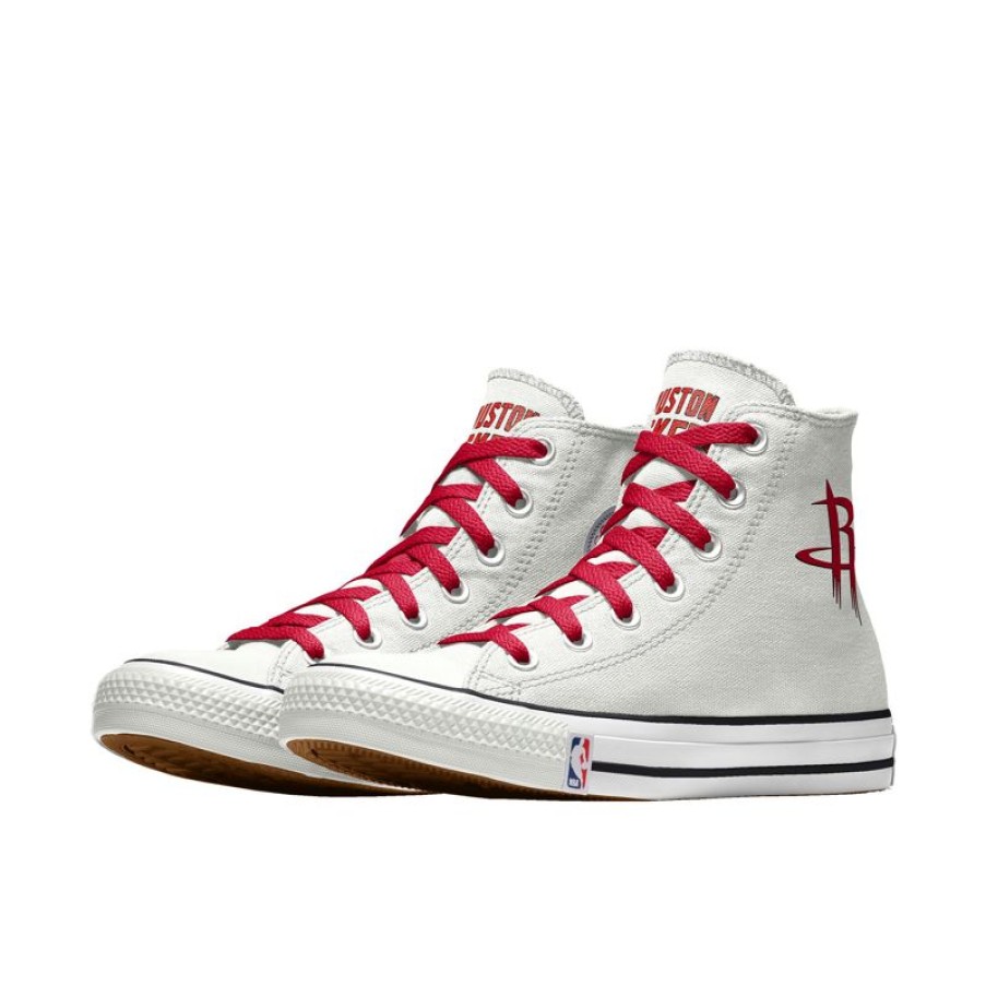 Femme Converse Montantes | Custom Chuck Taylor All Star Nba By You - Houston Rockets