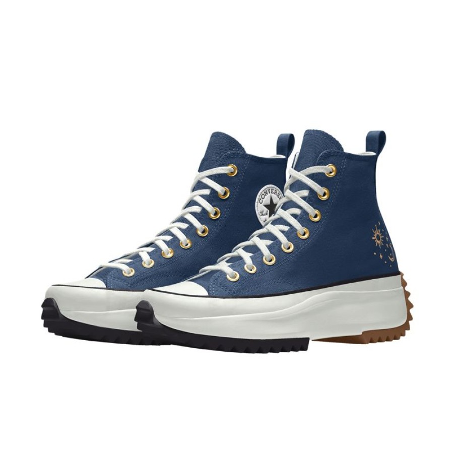 Homme Converse Plateformes | Custom Run Star Hike Platform Embroidery By You