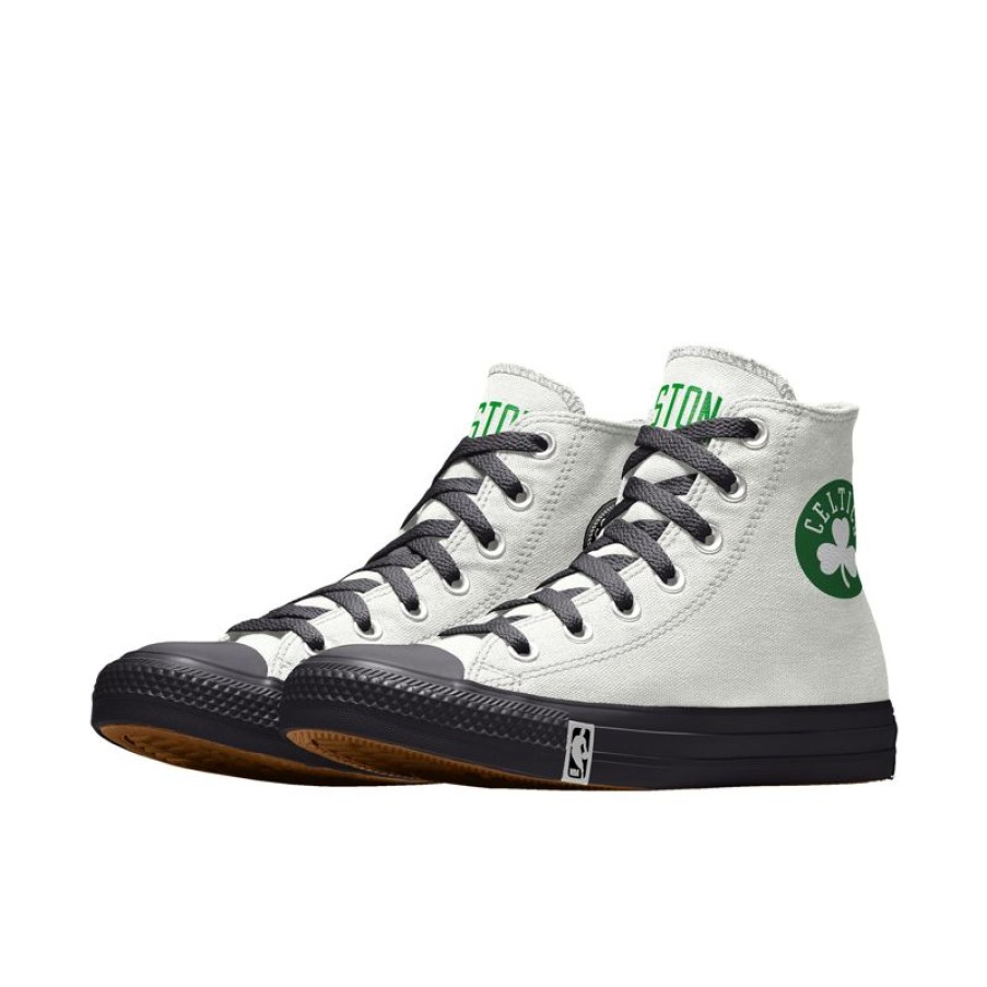 Femme Converse Montantes | Custom Chuck Taylor All Star Nba By You - Boston Celtics