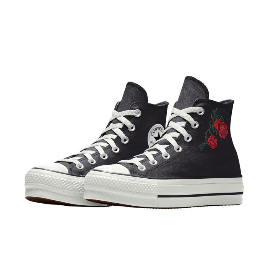 Homme Converse Montantes | Custom Chuck Taylor All Star Lift Platform Embroidery By You